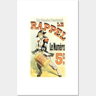 Le Rappel French Drummer Boy Art Nouveau Jules Cheret Posters and Art